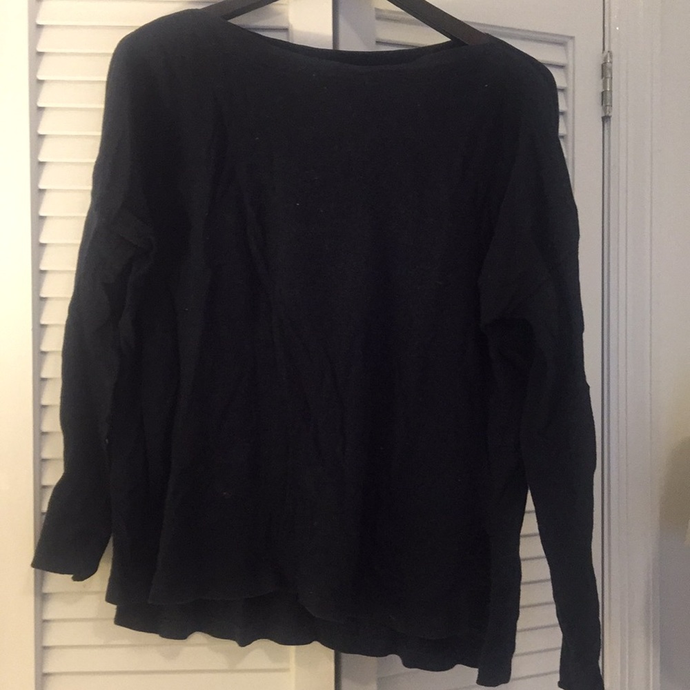 Vince Navy Dolman Cotton sweater